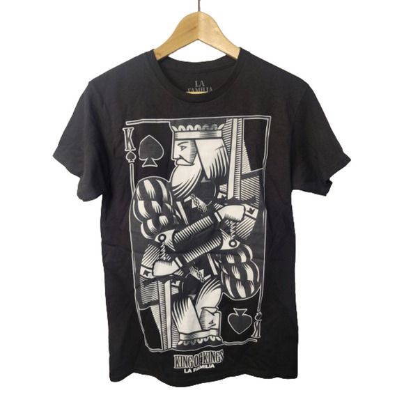 La Familia Forever Black King Of Kings Tee Short Sleeve Men's T-shirt Size S - Picture 1 of 3